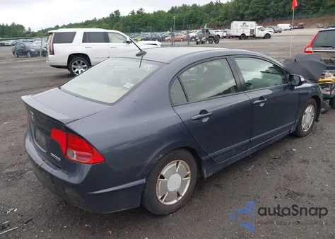 2007 Honda Civic Hybrid из США, поврежденный, VIN JHMFA36207S019842